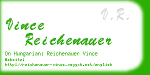 vince reichenauer business card